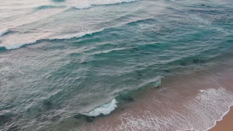 Ocean-Waves-Breaking-On-Private-Beach
