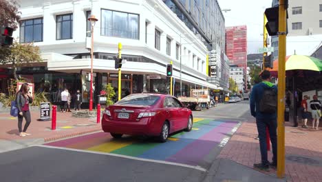Tilt-up-showing-Cuba-street-crossing-with-LGBT-support-colors