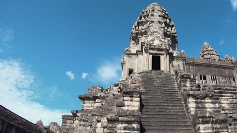 Zeitraffer-Einer-Tempelstruktur-In-Angkor-Wat