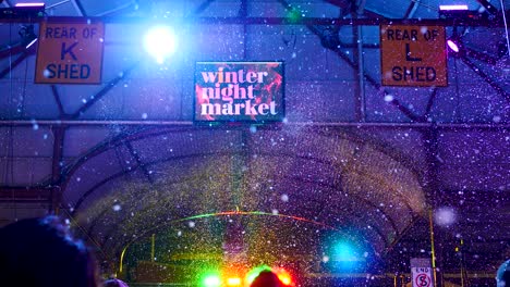 Queen-Victoria-market-nighttime-during-winter