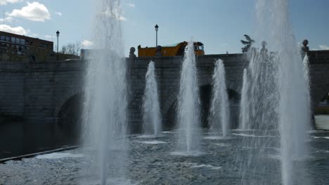 A-waterjets-fountain-near-a-bridge-in-the-city