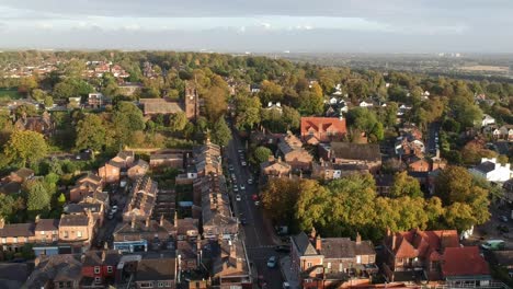 Aerial-view-of-St-Peter's-Church-situated-in-Woolton-Liverpool
