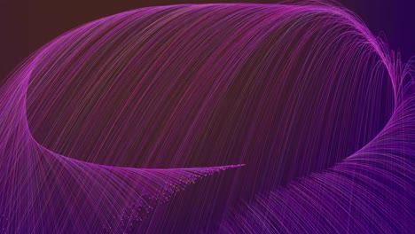 Pink-and-purple-abstract-particle-animation-for-title,-text-or-copy-space-that-can-be-looped