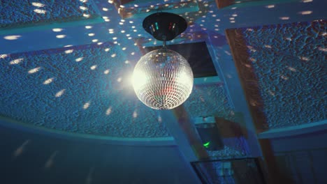 Disco-ball-spinning-shiny-light-roof