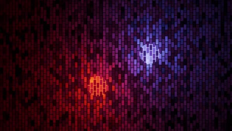 Red-and-blue-dots-are-falling.-Abstract-animation