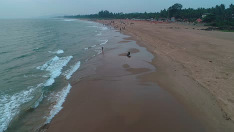 Kumta-Beach,-Südindien,-Sauberer-Strand