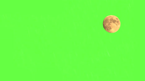 Green-Screen-Animation,-Full-Moon-Rising-Across-Background