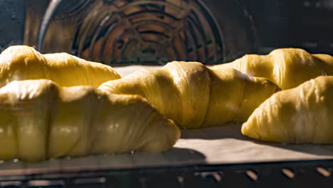 Croissant-Dough-Bake-In-Electric-Home-Oven---Baking-Buttery-Croissant-Bread