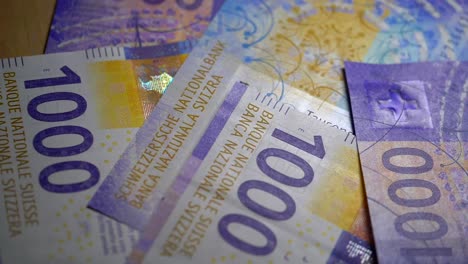 Varios-Billetes-De-Chf-Suizos,moneda-Franca-De-Suiza,cerrar