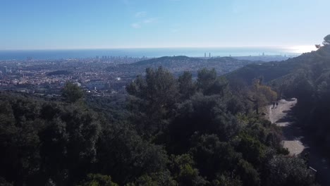 Footage-filmed-in-Barcelona-to-city-of-Barcelona-from-montain-with-DJI-Mini-2-in-4k
