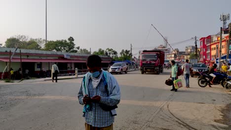 Internationales-Zoll--Und-Grenzamt-An-Der-Grenze-Zwischen-Nepal-Und-Indien-In-Sonauli