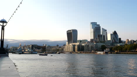 Cityscape-of-London-with-urban-architecture-and-River-Thames