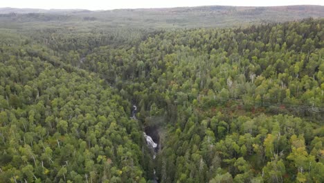 aerial-view-of-threes,-forest-in-northern-minnesota,-superior-national-forest