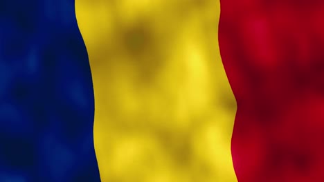 Bandera-Rumana-Ondeando-En-El-Viento
