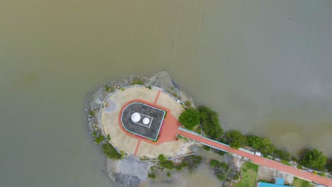 Temple-in-the-Sea-from-above-in-Waterloo-Trinidad
