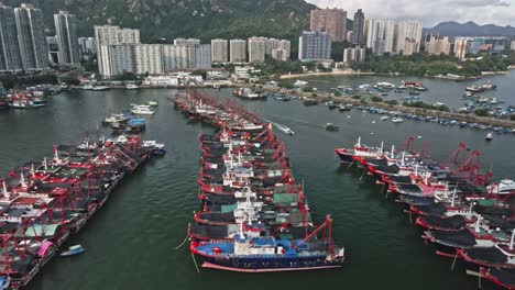 Industrieschiffsstruktur,-Hafen-Und-Dock,-Die-Als-Taifunschutz-In-China-Dienen