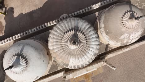 Aerial-Overhead-View-Of-Dome-Rooftop-At-Derawar-Fort