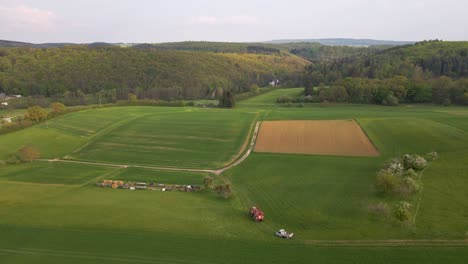 drone-footage-of-the-vast-meadows-in-the-valleys-of-wetzlar-in-the-hesse-region-of-germany