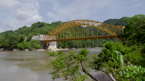 Usumacinta-river-and-bridge-in-Chiapas,-Mexico