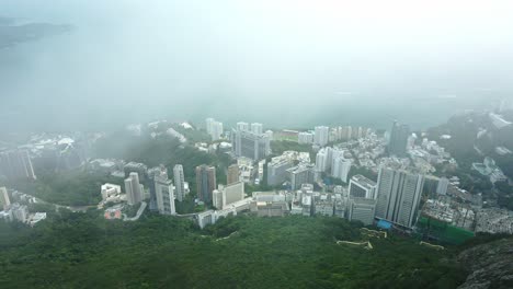 Vista-Aérea-De-La-Ciudad-De-Aberdeen-En-Hong-Kong