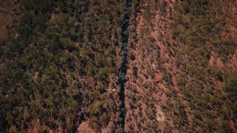 Aerial-Drone-elevating-through-Australian-Desert-Oasis-Inland-river