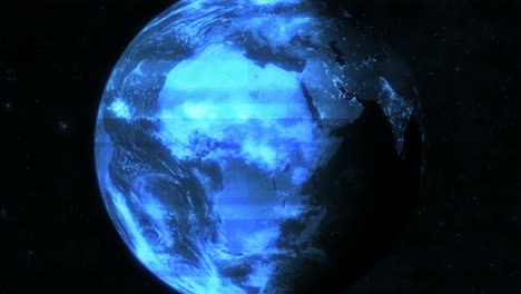 A-VFX-animation-of-an-Earth-hologram-rotating-in-space