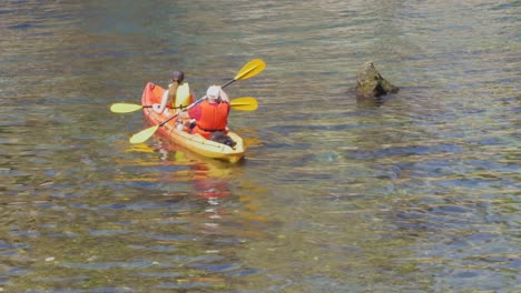 Croatia,-Dubrovnik---Two-People-Canoeing