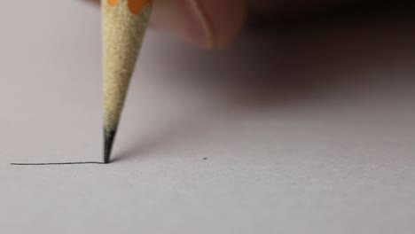 Drawing-a-line-with-a-pencil