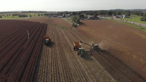 aerial-view-from-ahead-of-a-harvester-picking-seed-corn-for-next-years-planting