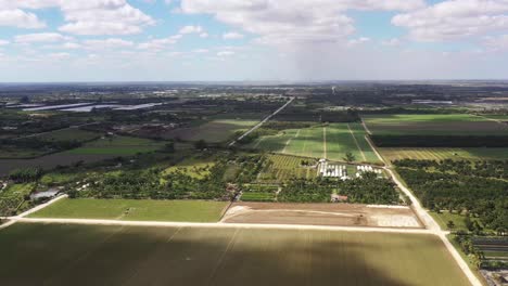 An-Aerial-view-by-drone-over-the-farm-of-the-Redlands-Florida