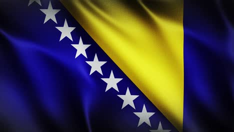 Bandera-De-Bosnia-Y-Herzegovina-Ondeando-Antecedentes