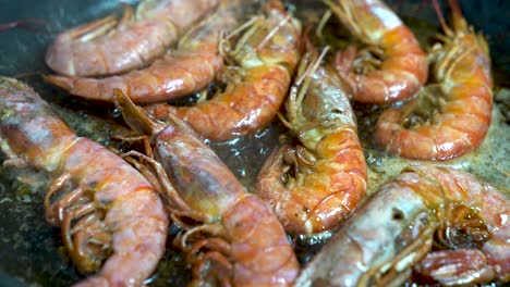 Tasty-prawns-ready-to-be-removed-from-the-pan-with-a-delicious-appearance