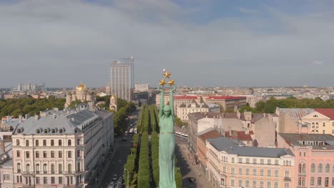 Poderoso-Monumento-A-La-Libertad-Que-Protege-Riga-Letonia