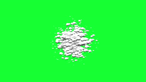 explosion-vector-animation,-greenscreen-for-background