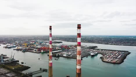 The-Poolbeg-Towers-with-a-view-of-the-Dublin-City