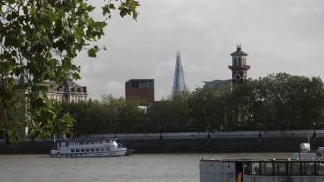 The-Shard-Viewed-From-Across-Thames-In-Victoria-Gardens