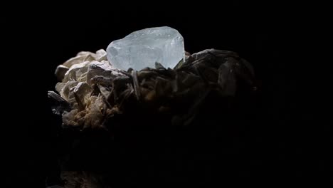 A-beautiful-rare-aquamarine-crystal-in-a-matrix-of-muscovite