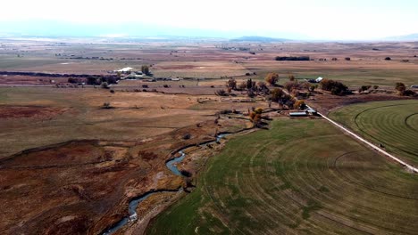 Aerial-footage-of-the-vast-farmland-countryside-of-southern-Utah