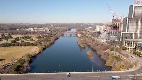 Scenic-views-of-the-city-of-Austin,-Texas