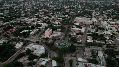 Orbitalansicht-über-Yucatan,-Mexiko