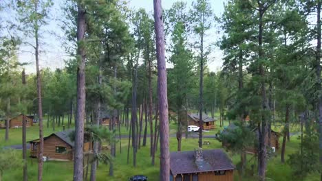 Cabins-in-Custer-Park-South-Dakota-drone-footage