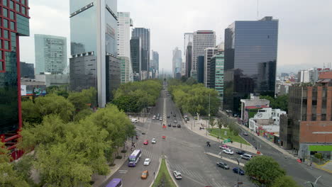 Static-view-of-Paseo-de-la-Reforma-in-Mexico-city