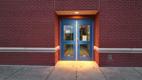 Public-school-entrance-doors