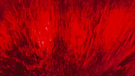 Nahaufnahme-Von-Roten-Lichtern,-Die-Durch-Einen-Wasserfall-Scheinen