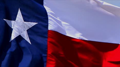Die-Texanische-Flagge-Weht-Stetig-In-Einer-Texanischen-Herbstbrise