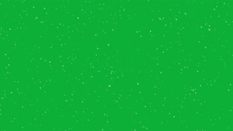 Green-screen-snow-falling
