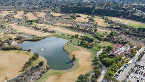 Drohnenaufnahmen-Vom-Golfplatz-Im-San-Fernando-Valley