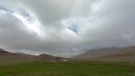 A-timelape-of-the-atlas-mountains-on-a-cloudy-day