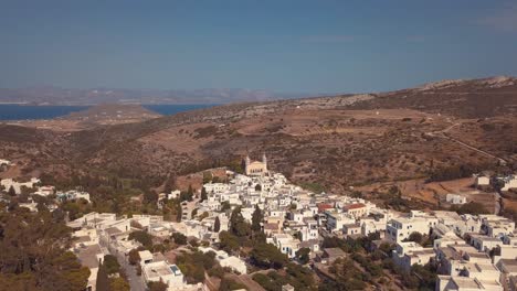 Slow-Aerial-Drone-Punch-In-Shot-over-the-Agricultural-Village-of-Lefkes-Greece