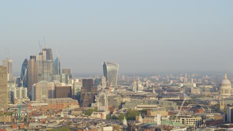 Pan-right-aerial-establishing-shot-of-London